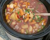 A picture of step 3 of Beef Stew 🥣🍞.