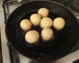 A picture of step 4 of Bread gulab jamun/instant gulab jamun.