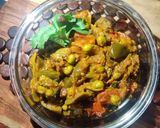 A picture of step 8 of Baingan ki Sabzi with Matar.