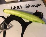 Une image de l'étape 1 de Salade iceberg,carottes jaunes,concombre et spiruline.