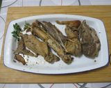 Sült Pulyka 🍗, Zsemlemártás 🍞, Sóska Főzelék 🥬 recept fázis 3 fotója