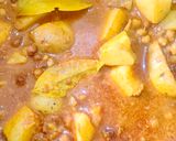 पूरी और आलू चना की सब्ज़ी (Poori and Aloo Chana Sabzi Recipe in Hindi) रेसिपी चरण 3 फोटो