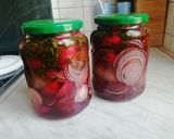 Mézes-fűszeres-málnaecetes hagyma recept fázis 7 fotója