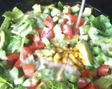 Foto langkah ke 4 dari resep Salad Sayur Pelangi.