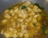 A picture of step 3 of Peri peri poha.