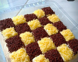 Foto langkah ke 4 dari resep Bolu jadul hias / cake potong hias.