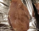 A picture of step 1 of Chicken Bacon Ranch Foil Pack.