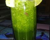 A picture of step 3 of Glowy green smoothie.