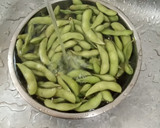 小食---水煮毛豆的食譜步驟1照片