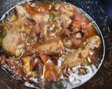 A picture of step 3 of 3 Spice khatti karahi.