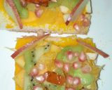 A picture of step 3 of Bread Fruit Pizza.