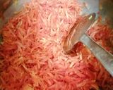 A picture of step 2 of Gajar ka zarda🥕.