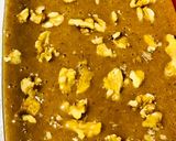 A picture of step 2 of Coffee Walnuts microwave oven brownies in just 6 minutes.