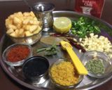 A picture of step 1 of Apple & Sprouted fenugreek pickle.