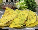 Hình bước làm 7 của món Bánh xèo liêu xiêu quán
