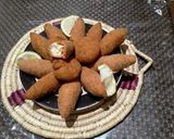 A picture of step 2 of Fried Rice Kibbeh.