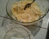 A picture of step 3 of Cassava Tortilla with Cheese.