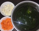 Hình bước làm 1 của món Canh rong biển chay