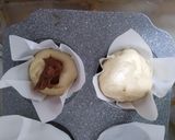 Foto del paso 5 de la receta: Muffins Marmolados, Con chips de chocolate y de Dulce de leche
