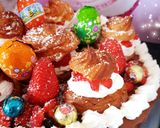 Une image de l'étape 11 de Nid de Pâques délice de choux fraises 🍓 chantilly 😋 #avril.
