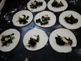 Roti Arab isi Bayam