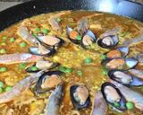 Foto del paso 9 de la receta Paella de pollo y marisco