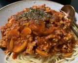 A picture of step 7 of Simple Minced Meat Sausage Spaghettiʕ·͡ᴥ·ʔ.