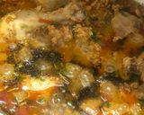 A picture of step 6 of Chicken Rara.