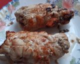 Foto del paso 8 de la receta: Pechuga de pollo rellena de champiñones y jamón, en airfryer
