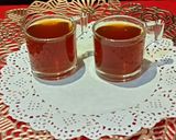 A picture of step 5 of Kashmiri Kahwa.