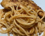 Foto del paso 5 de la receta: Spaghetti con salsa de jitomate y pechugas de pollo a la @jauregrill