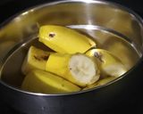 A picture of step 1 of Steamed Nendran Banana Mash.