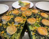 SPINAT-MAIS-QUICHE MIT DINKEL-VOLLKORN-BODEN Rezeptschritt 5 Foto
