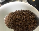 A picture of step 1 of Dalgona.