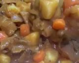 A picture of step 7 of Karei Raisu (Japanese style curry).