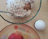 Foto del paso 1 de la receta: Galletas de avena y durazno fresco 🍑 sin azúcar