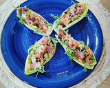 Foto del paso 4 de la receta: Barquetas de endivia con rúcula y ahumados