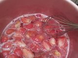 Strawberry panacotta