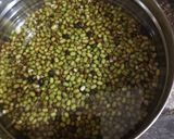 A picture of step 1 of Masala papad with moong moth.