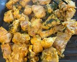 A picture of step 2 of Chả cá Lã Vọng.