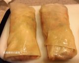A picture of step 8 of Surf and Turf Dumpling Pancakes.