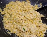 A picture of step 2 of Sweetcorn Upma.