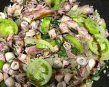 Foto langkah ke 10 dari resep Cumi Asin Cabai Hijau.