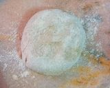 A picture of step 2 of Sattu Roti.