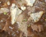 A picture of step 10 of Steak Onion and Veg in a gorgeous Gravy.😘.