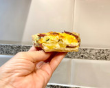 Foto del paso 15 de la receta: Pizza rústica de jamón serrano, patatas y calabacín