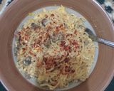 Foto langkah ke 7 dari resep Spicy Carbonara Mie.