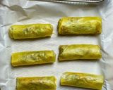 A picture of step 2 of Eat Clean Chicken Spring Rolls.