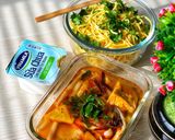 Hình bước làm 1 của món Mì Trứng Nấu Chay
