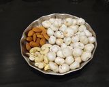 A picture of step 1 of Falhari Makhana Drynuts Namkeen.